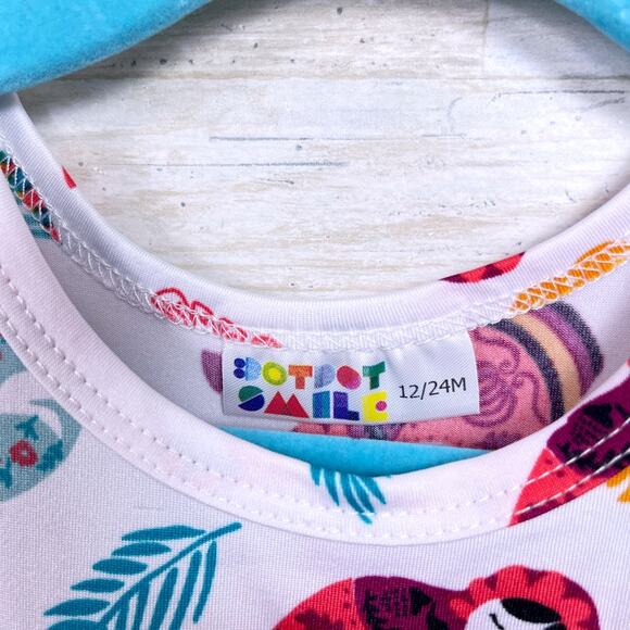 Dot Dot Smile Fit & Flare Dress Russian Dolls Matryoshka Casual Toddler 12-24M - Picture 4 of 5